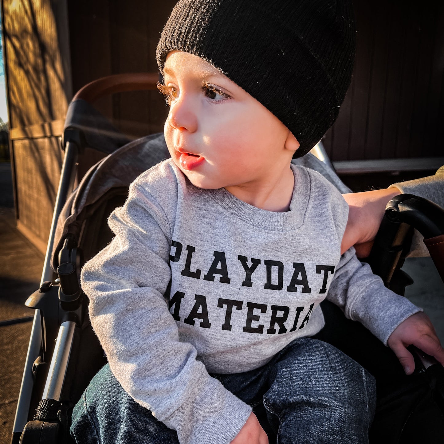 Playdate Material Toddler Crewneck