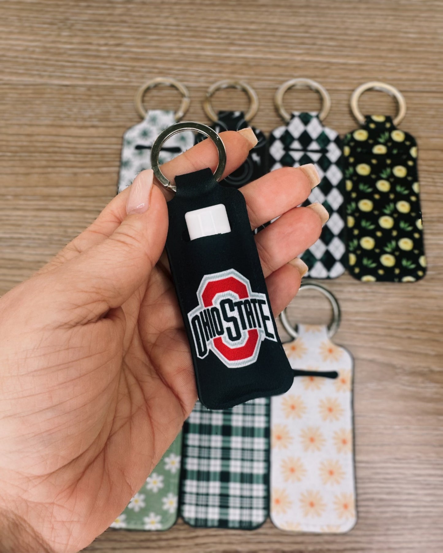 Chapstick Holder Keychain