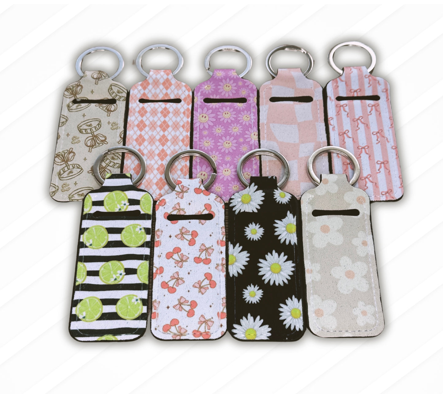 Chapstick Holder Keychain