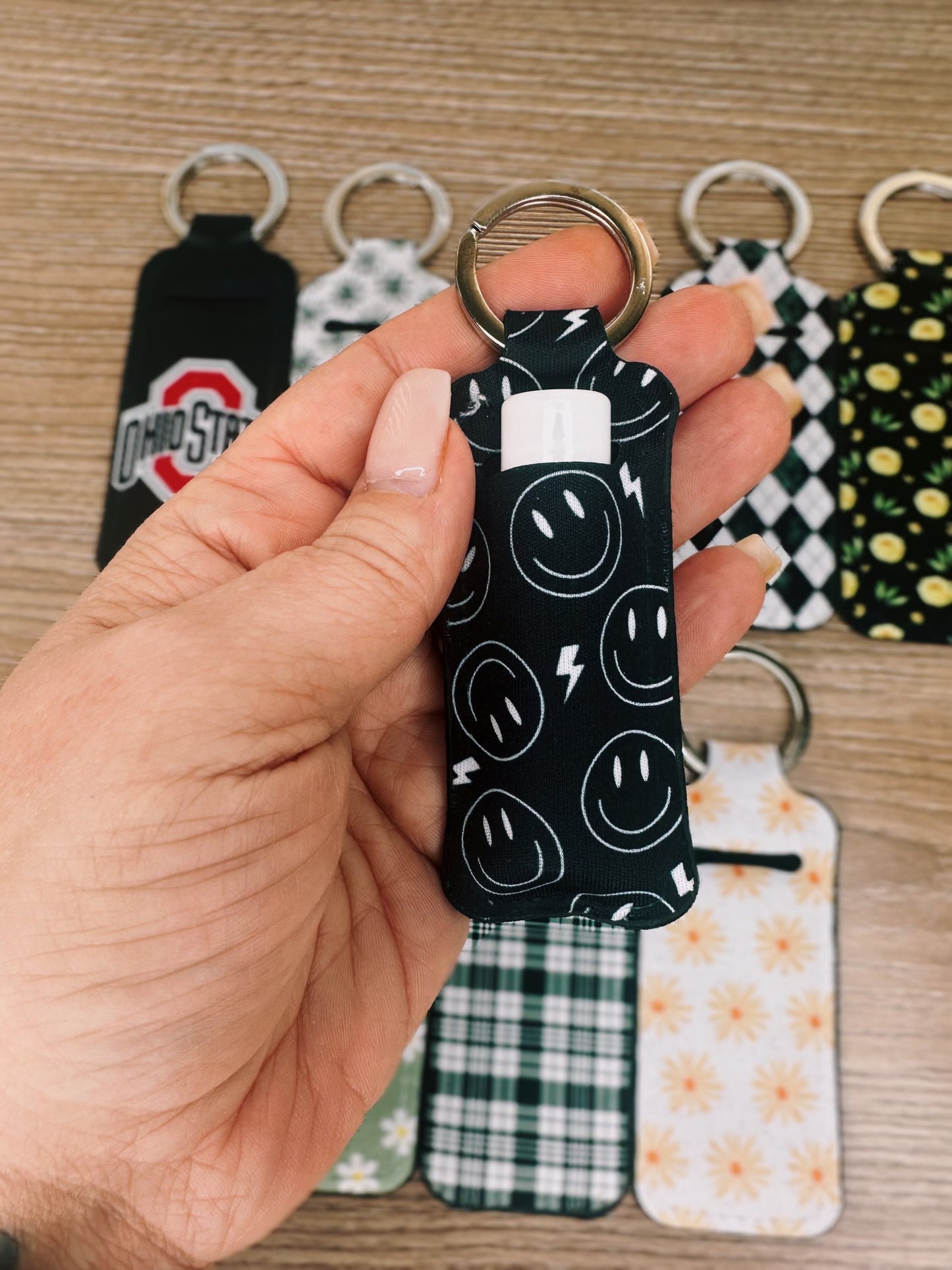 Chapstick Holder Keychain