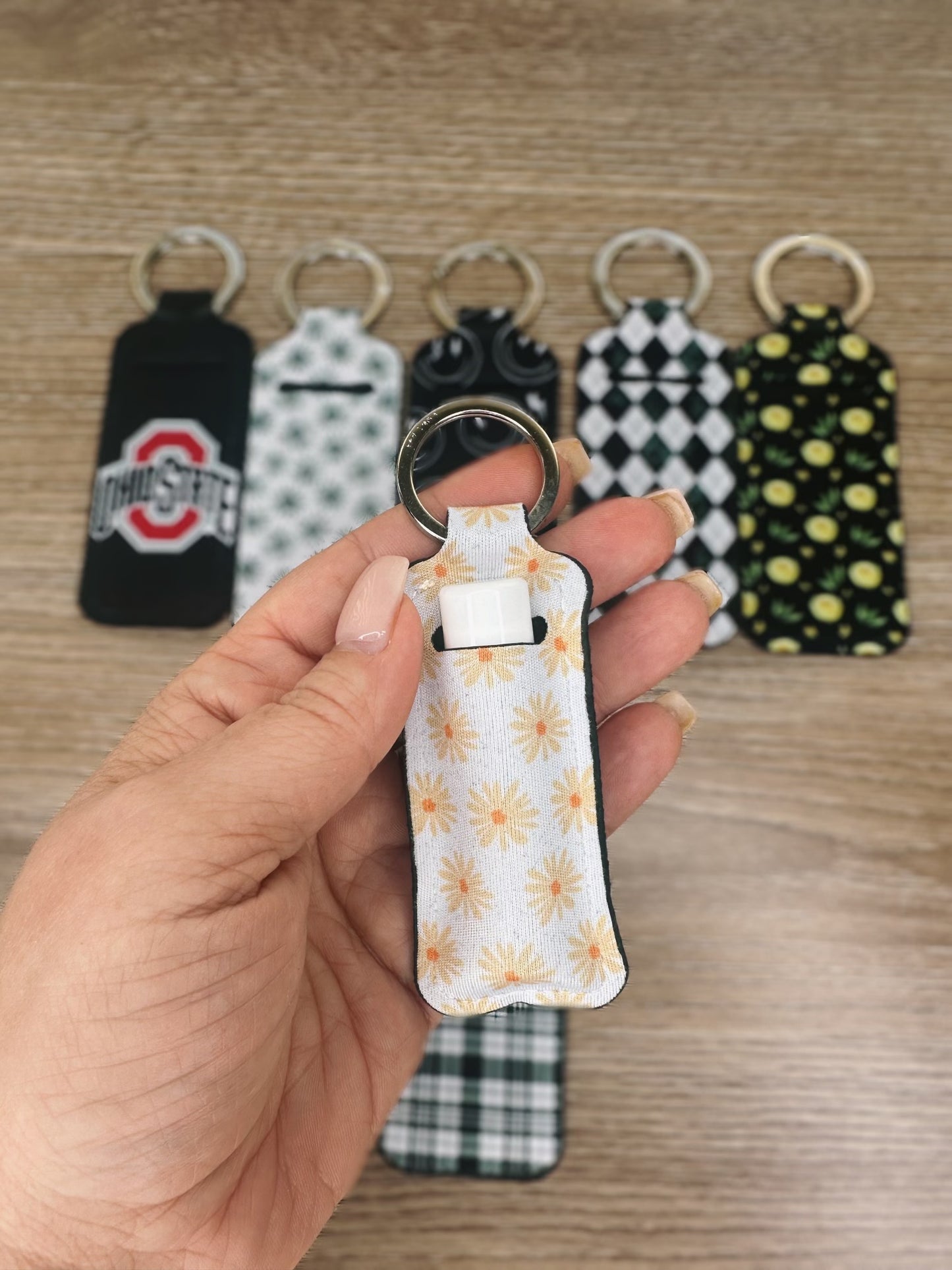 Chapstick Holder Keychain