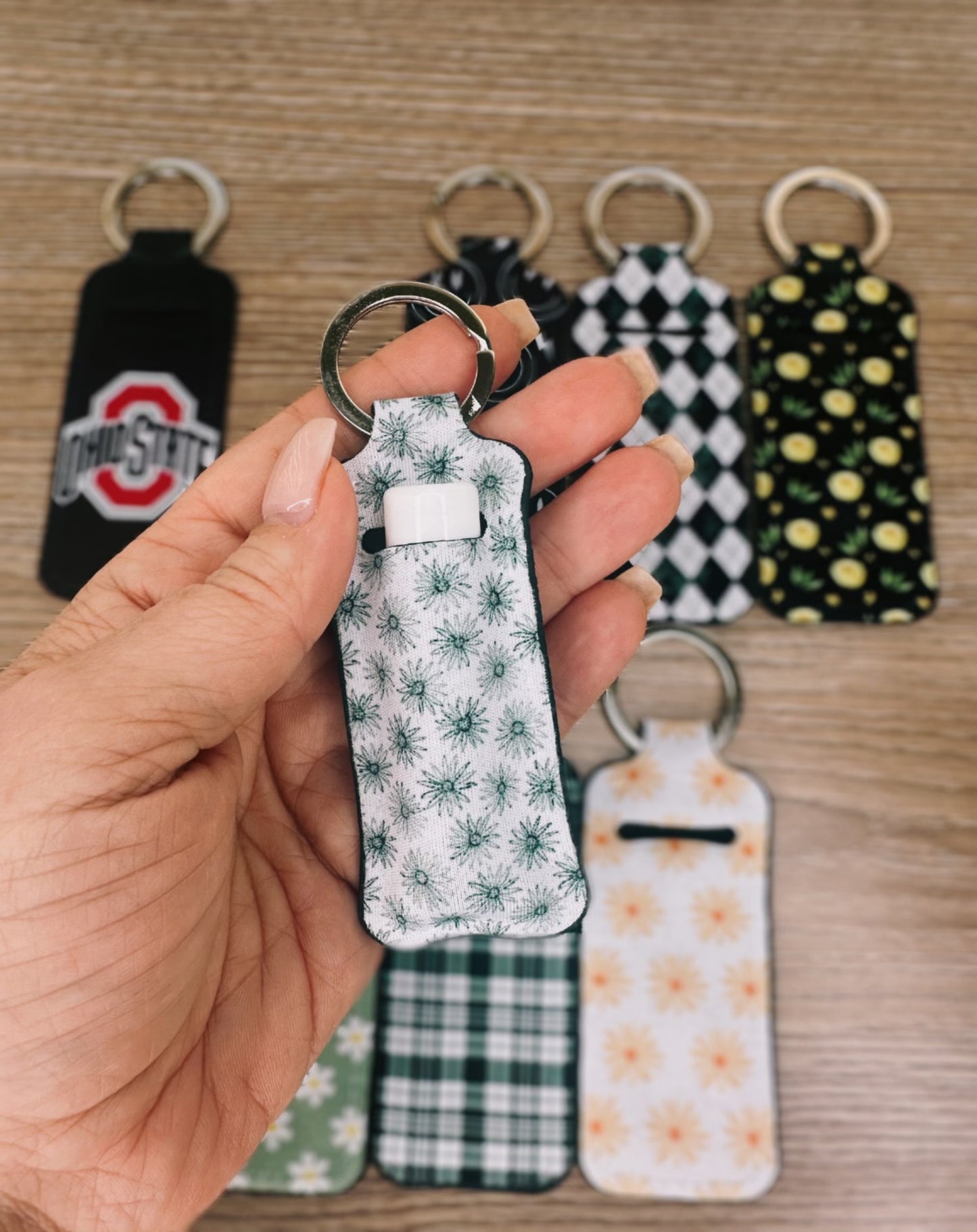 Chapstick Holder Keychain