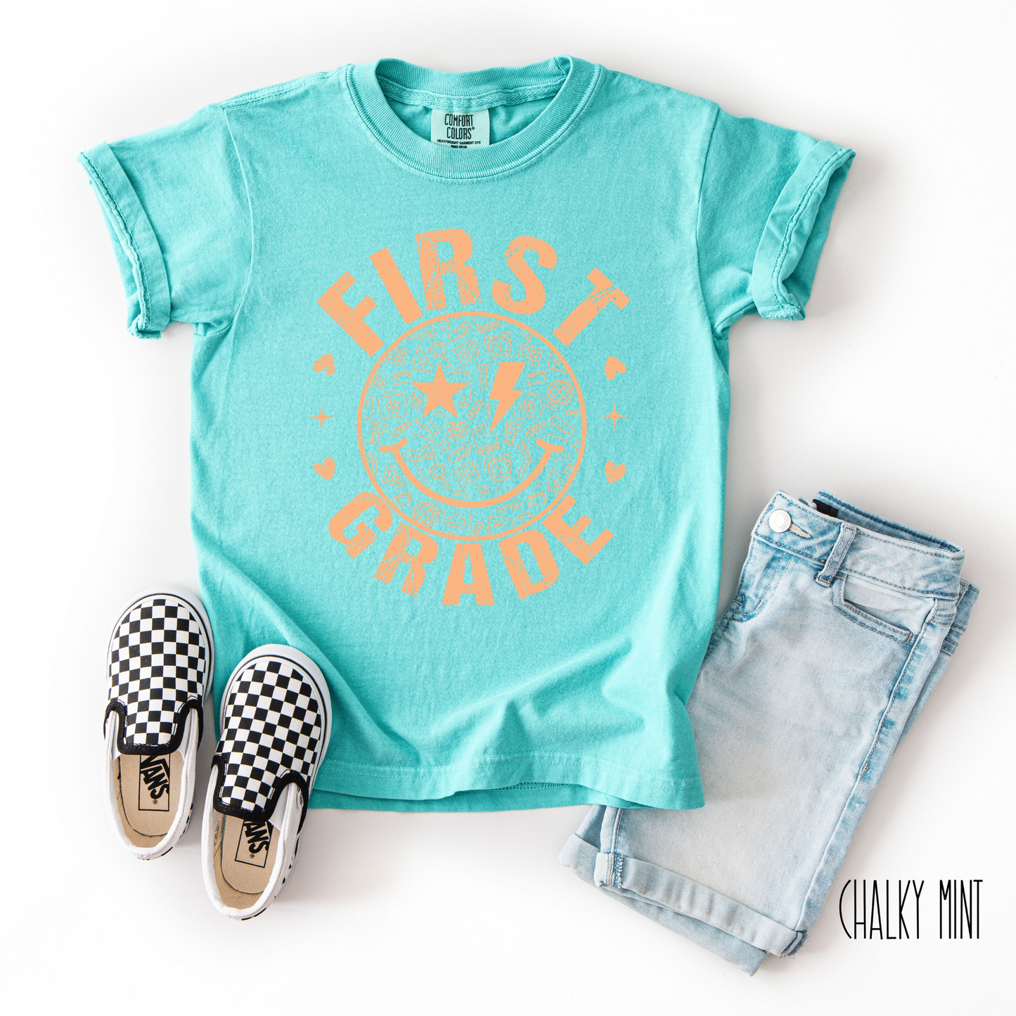 Smiley Back to School Graphic Tees