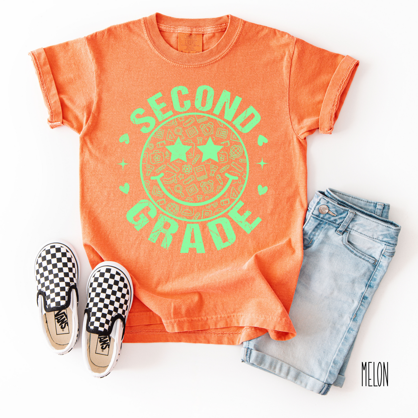 Smiley Back to School Graphic Tees