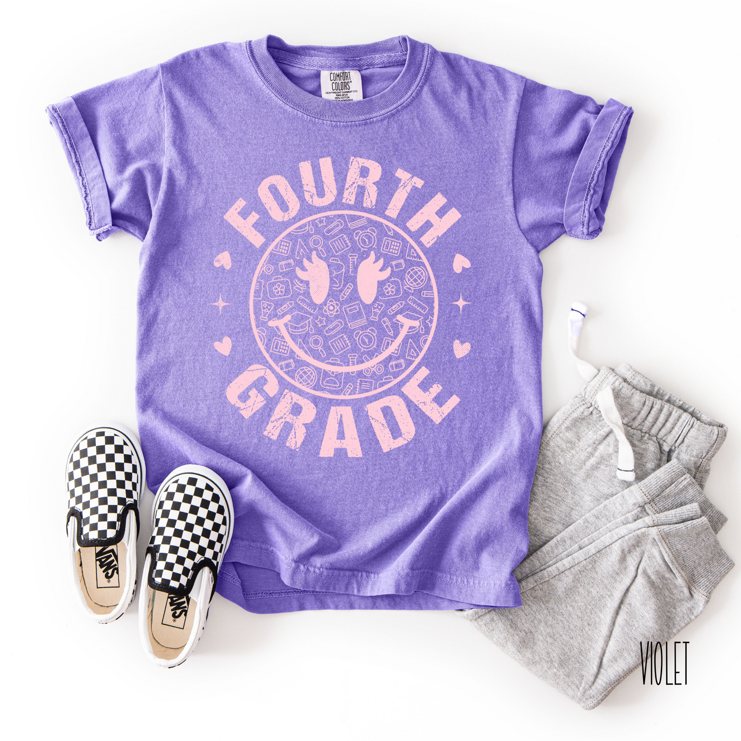 Smiley Back to School Graphic Tees