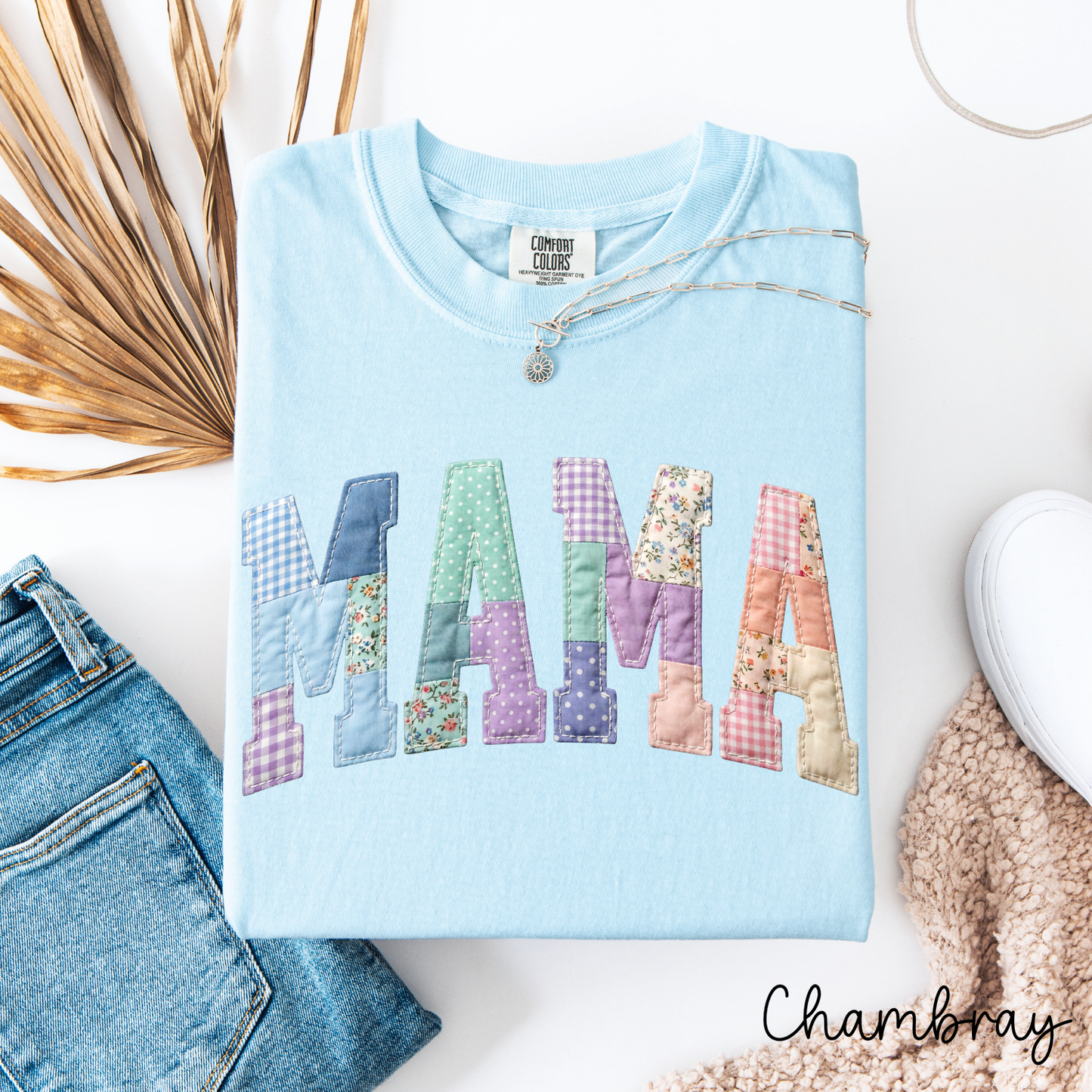 Mama "Patchwork" Graphic Tee