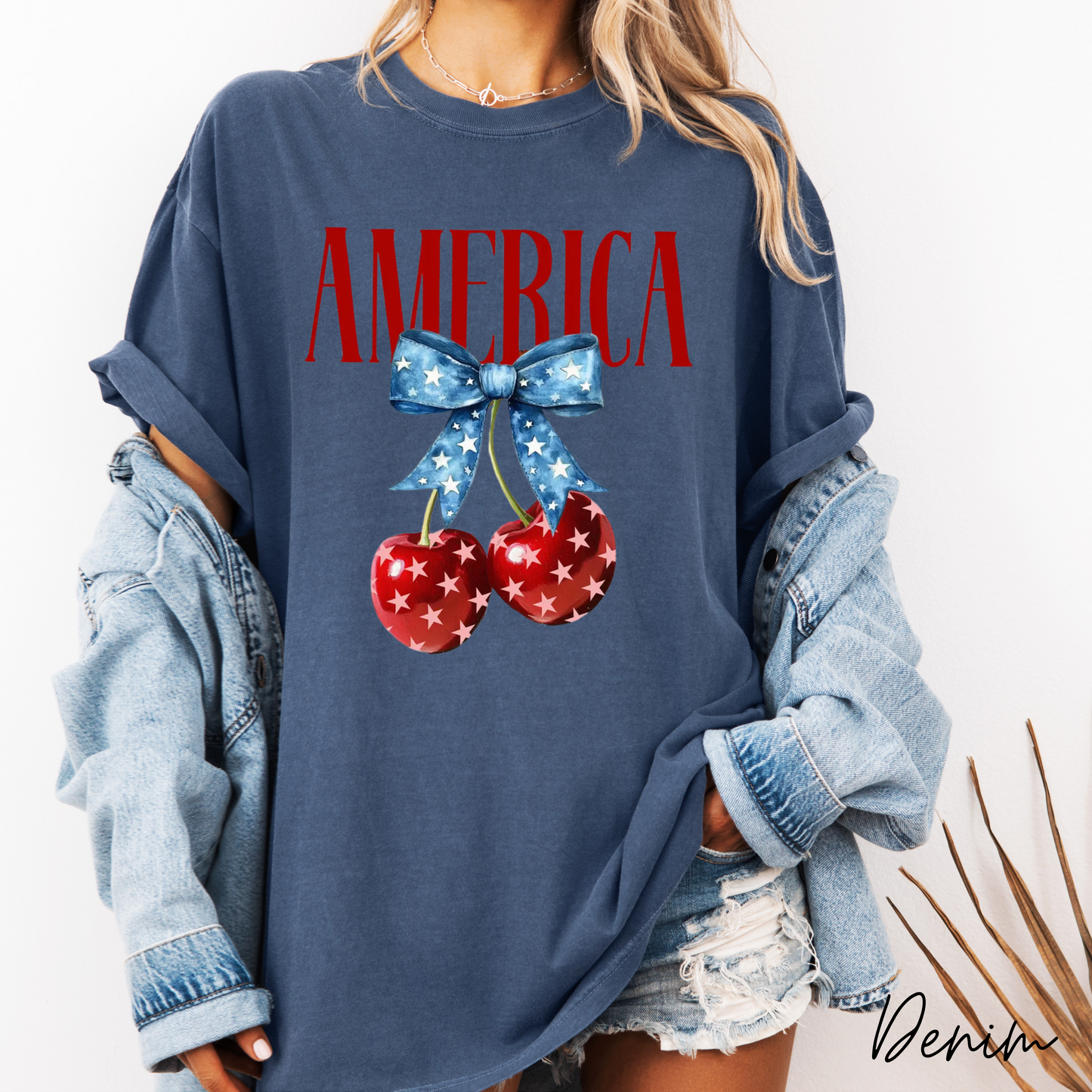 American Cherries Graphic T-Shirt
