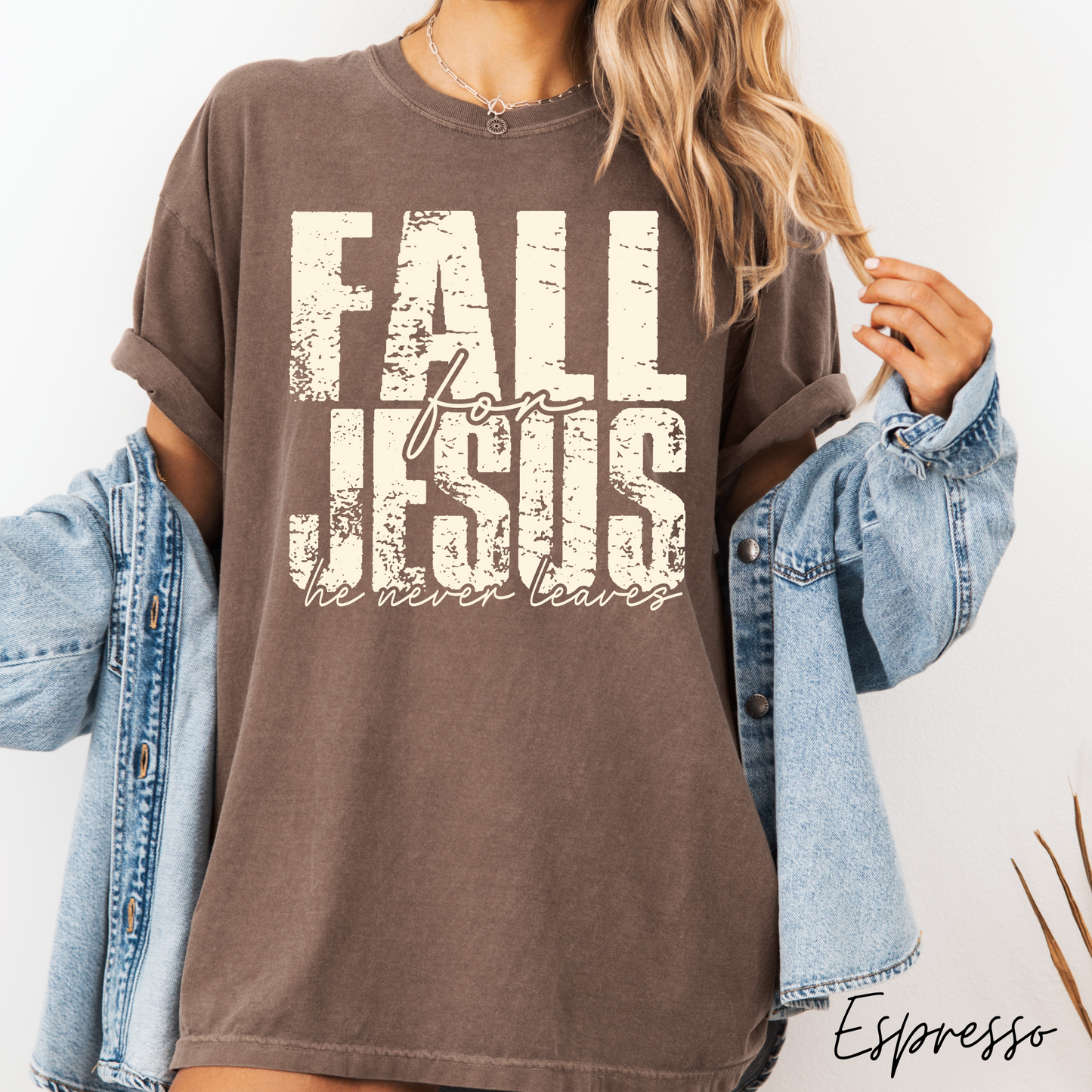Fall for Jesus Graphic T-Shirt