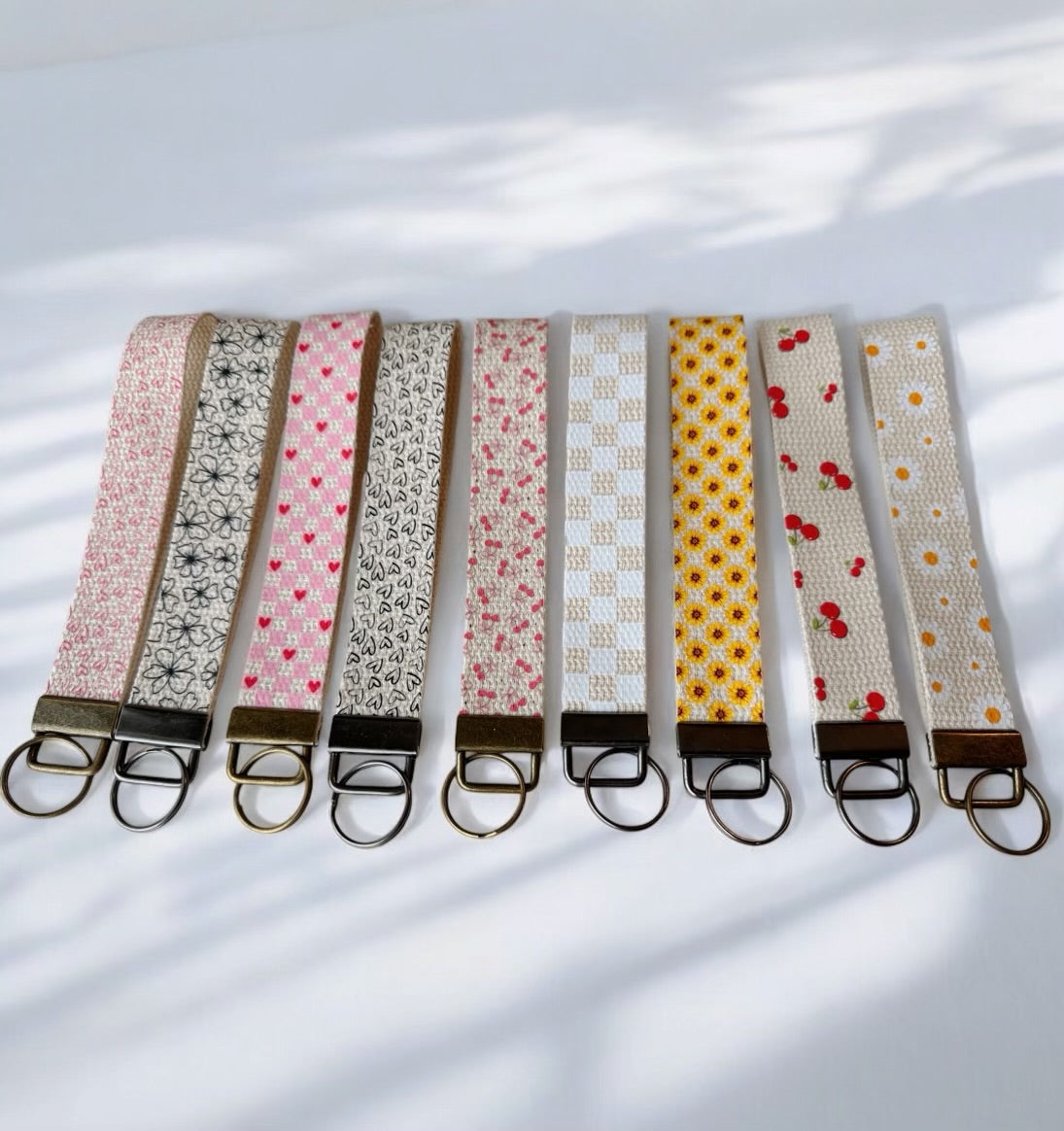 Canvas Wristlet Keychain