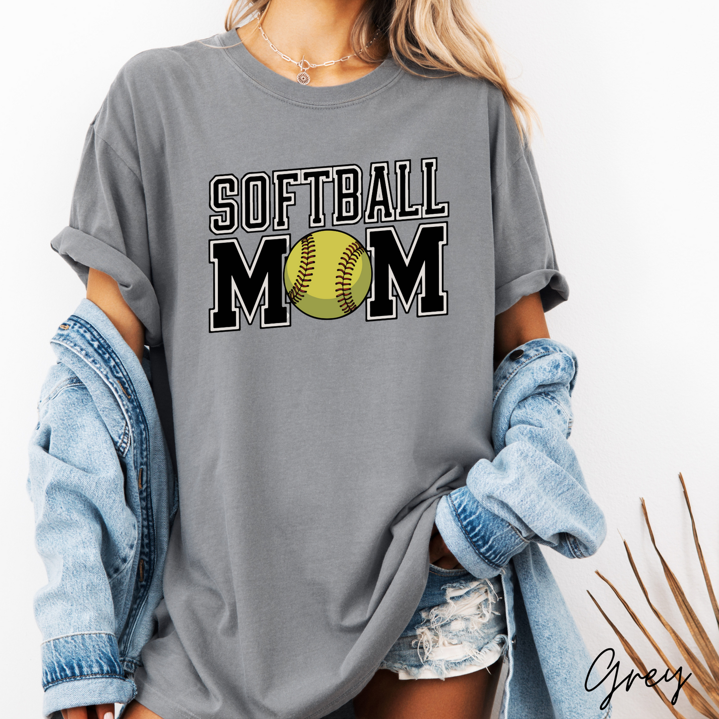 Softball Mom Graphic T-Shirt