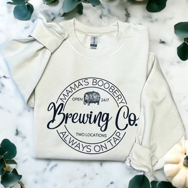 Mama's Boobery Brewing Co. Crewneck Sweatshirt