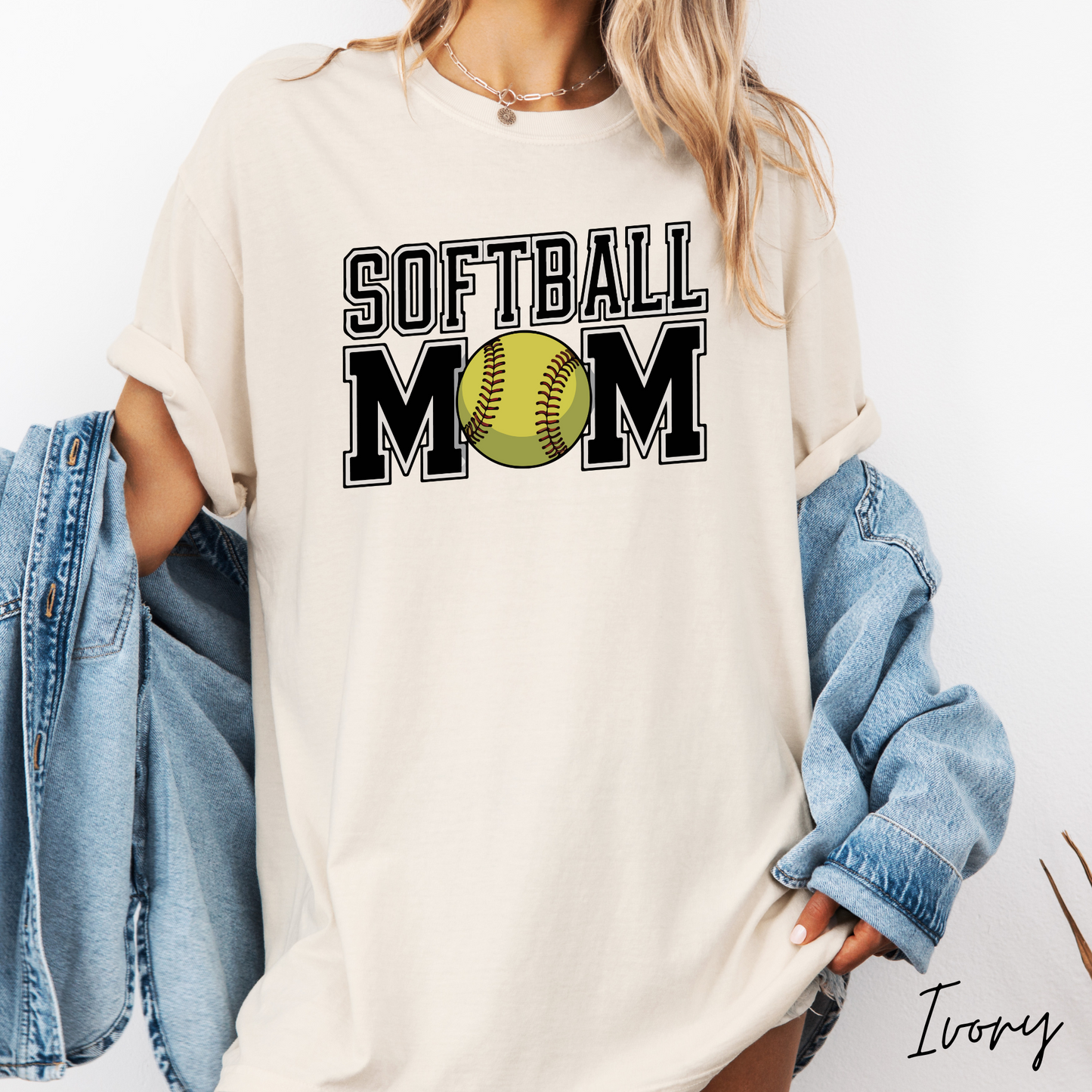 Softball Mom Graphic T-Shirt