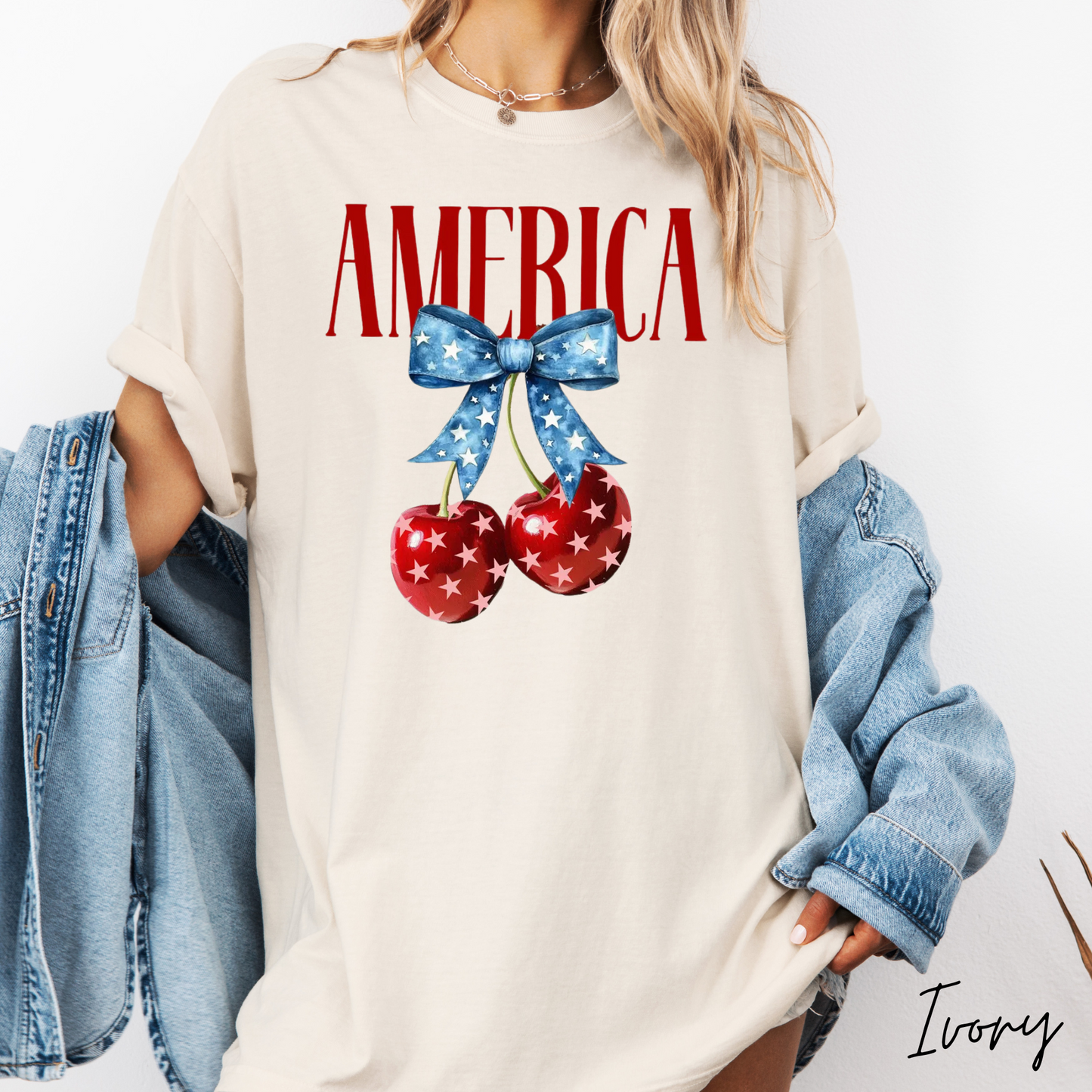 American Cherries Graphic T-Shirt
