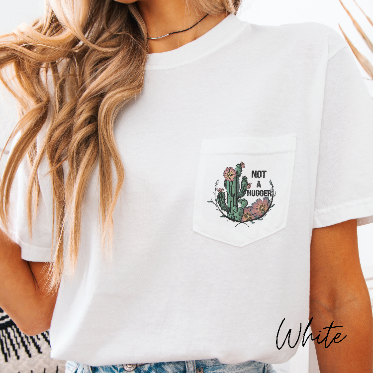 Not a Hugger Pocketed Graphic Tee