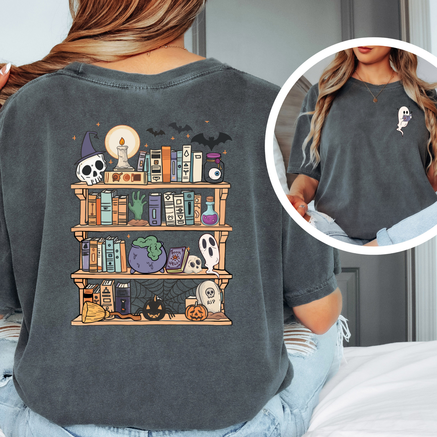 Spooky Reads Graphic T-Shirt