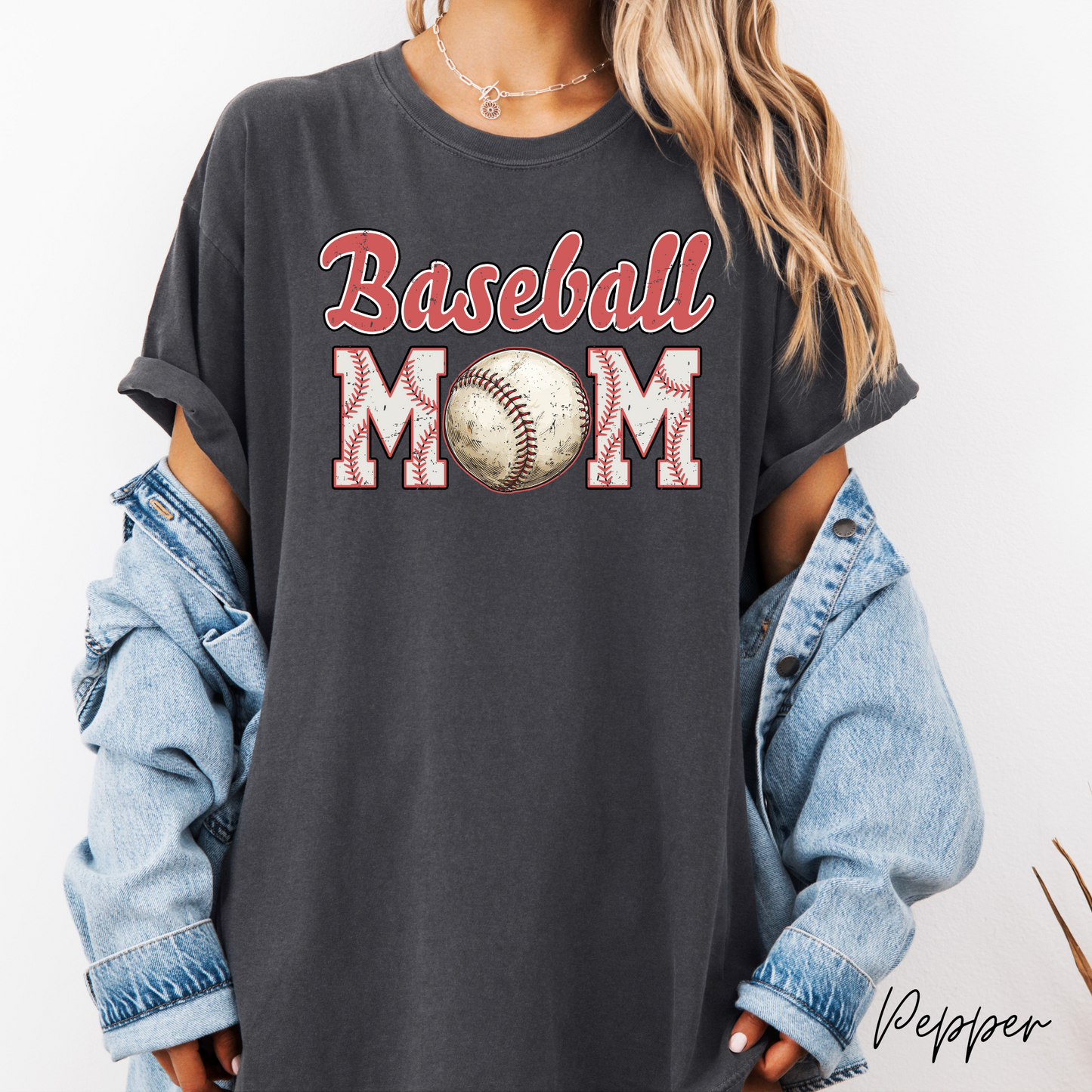 Baseball Mom Vintage Graphic Tee