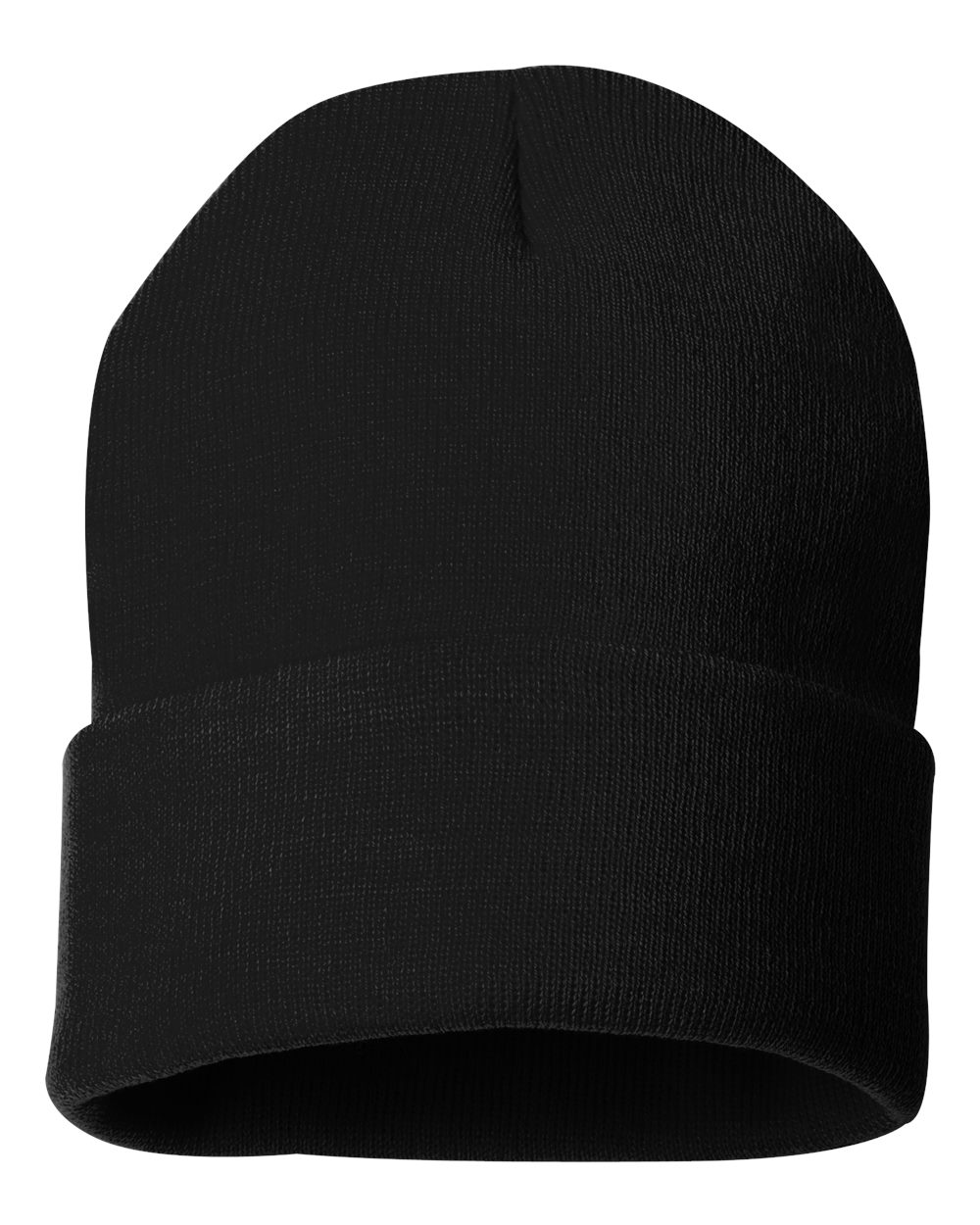 Sportsman SP12T 12" Color Blocked Cuffed Beanie - Black