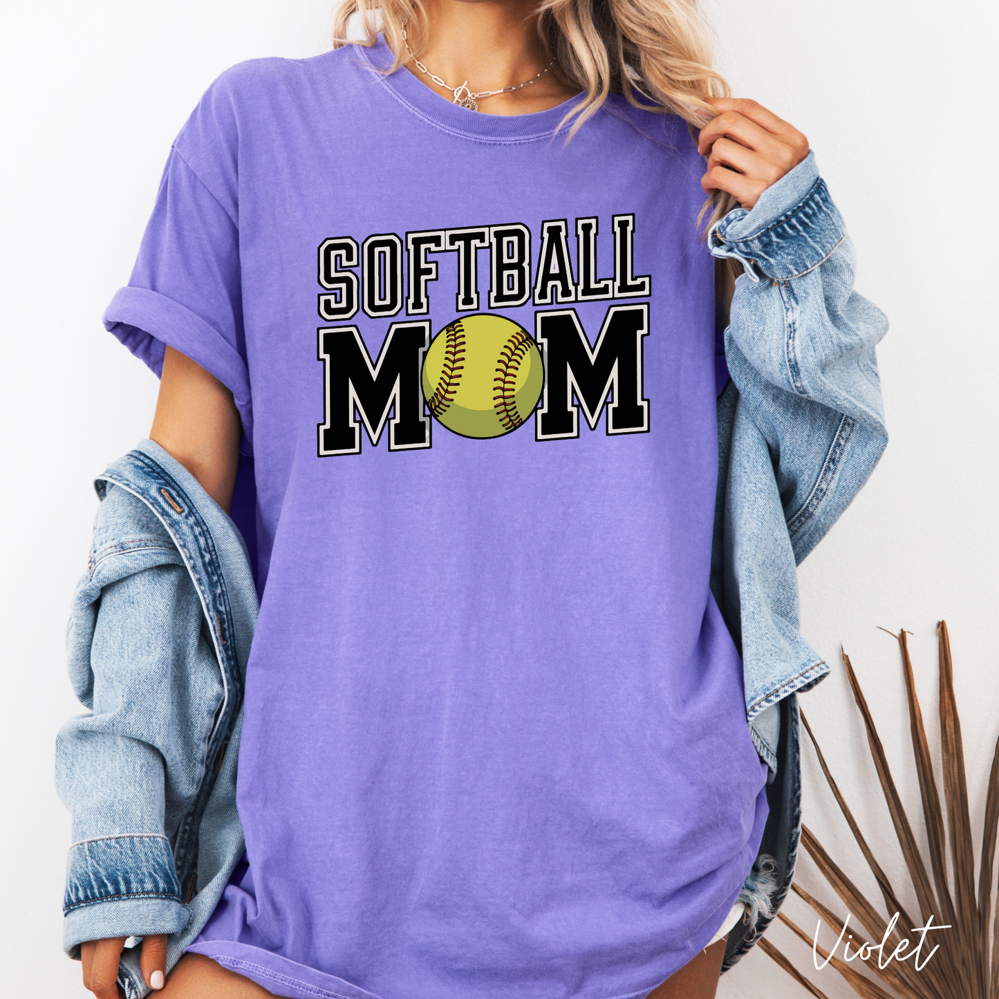 Softball Mom Graphic T-Shirt
