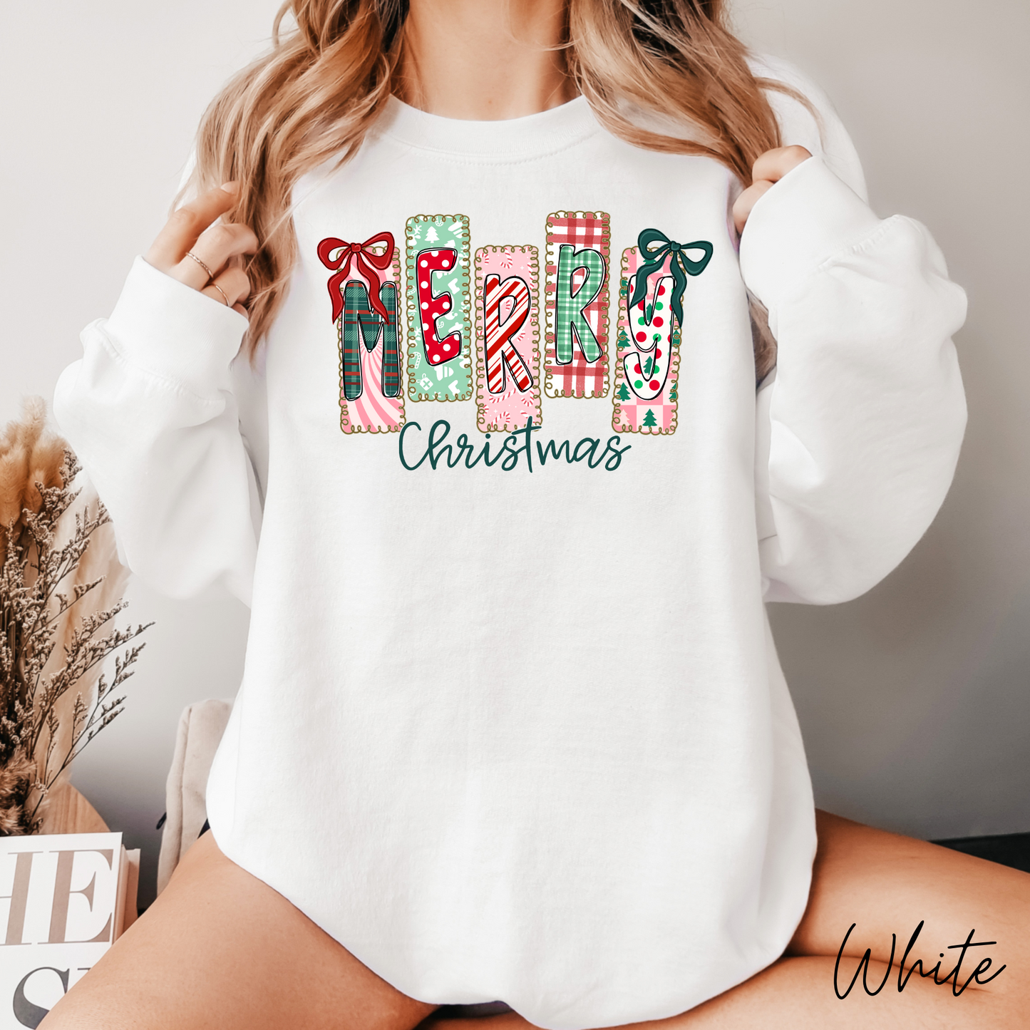 Coquette Merry Christmas Crewneck