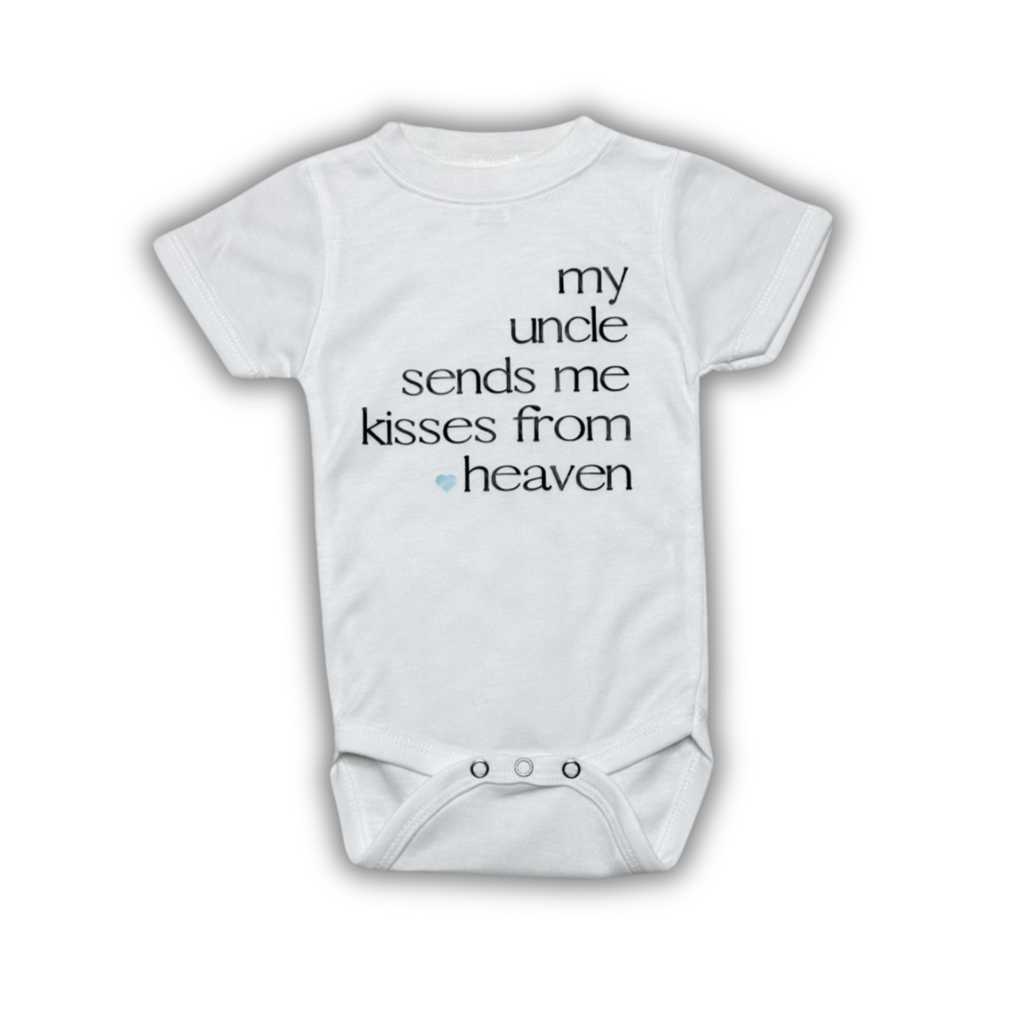 My Uncle Sends Me Kisses Onesie (Customizable)