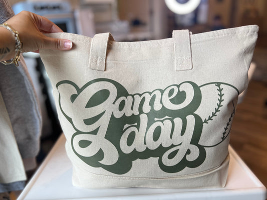 Game Day ~ Canvas Tote