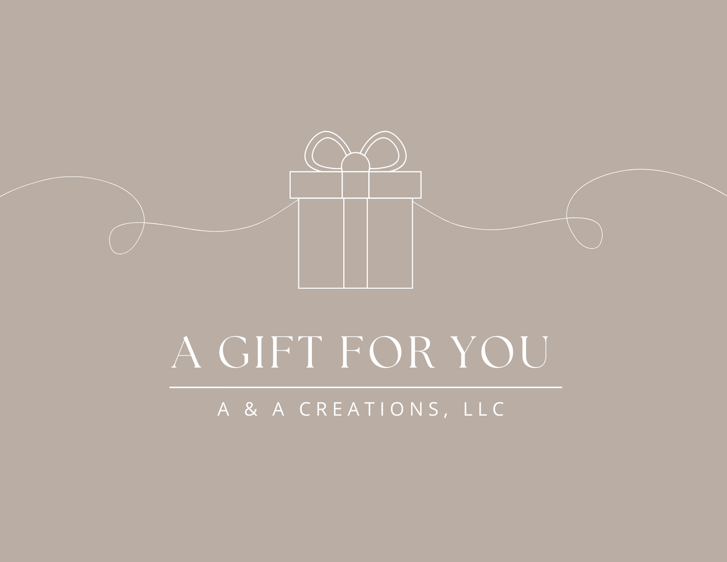 A & A Creations Gift Card