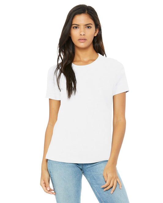 Bella + Canvas B6400 Ladies' Relaxed Jersey Short-Sleeve T-Shirt - White