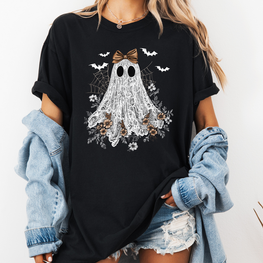 Lace Ghost Graphic T-Shirt