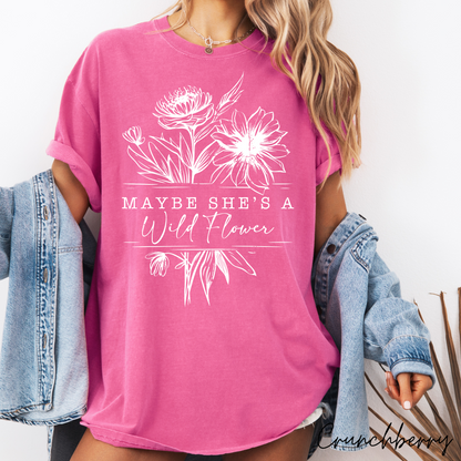 Maybe She's a Wild Flower Graphic Tee