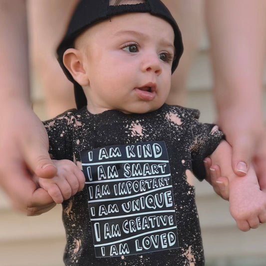 I am... Bleached Infant Graphic Tee