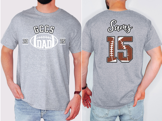 2025 GCCS Dad Football Shirt