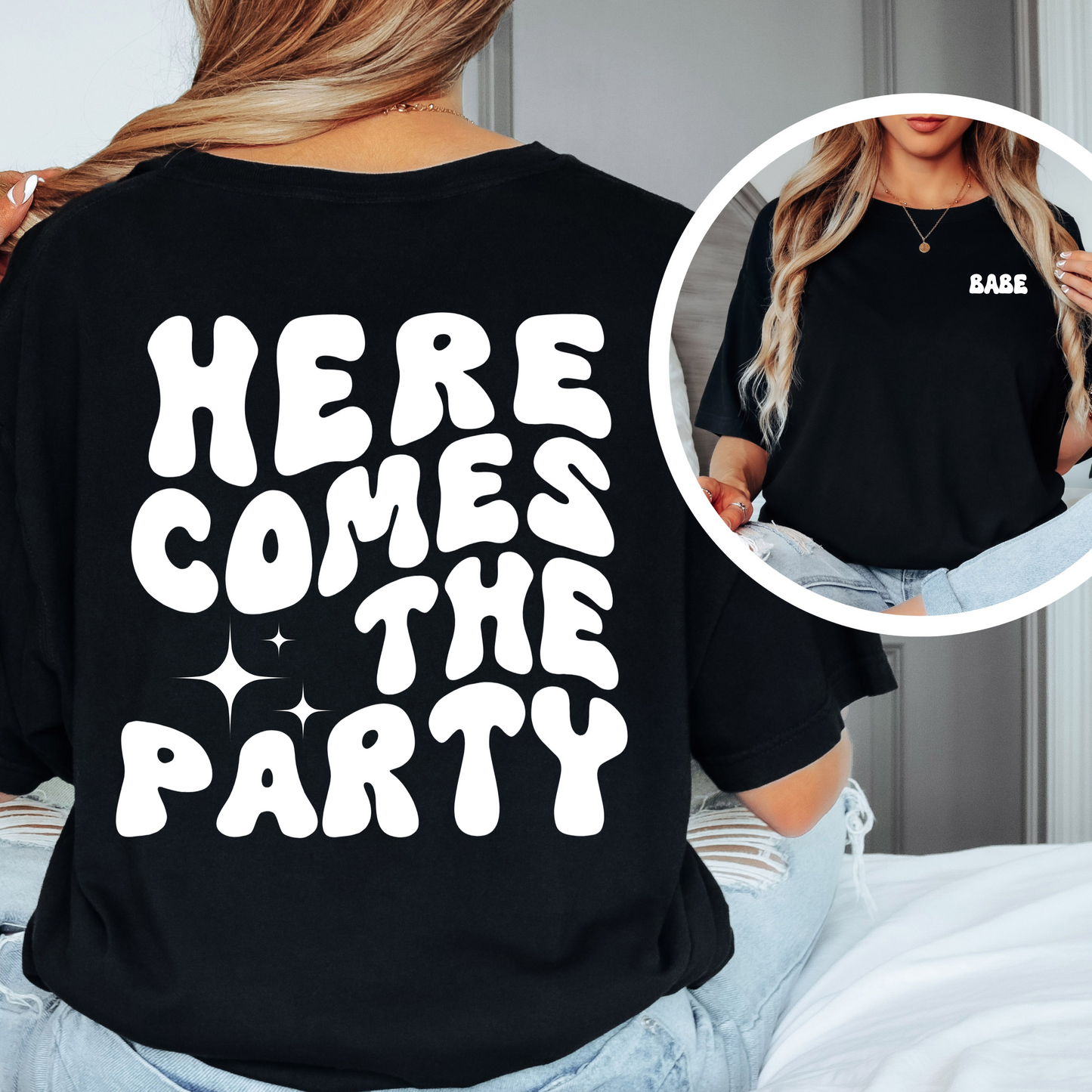 Here Comes the Bride/Party Bachelorette Tee