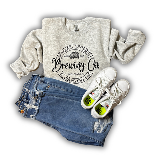 Mama's Boobery Brewing Co. Crewneck Sweatshirt