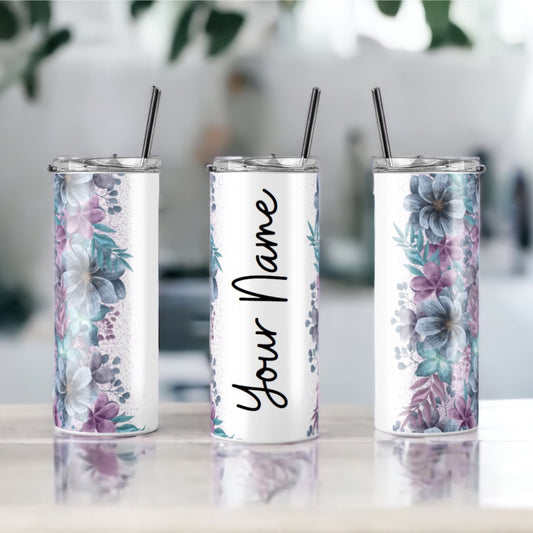 Custom Floral 20oz Tumbler