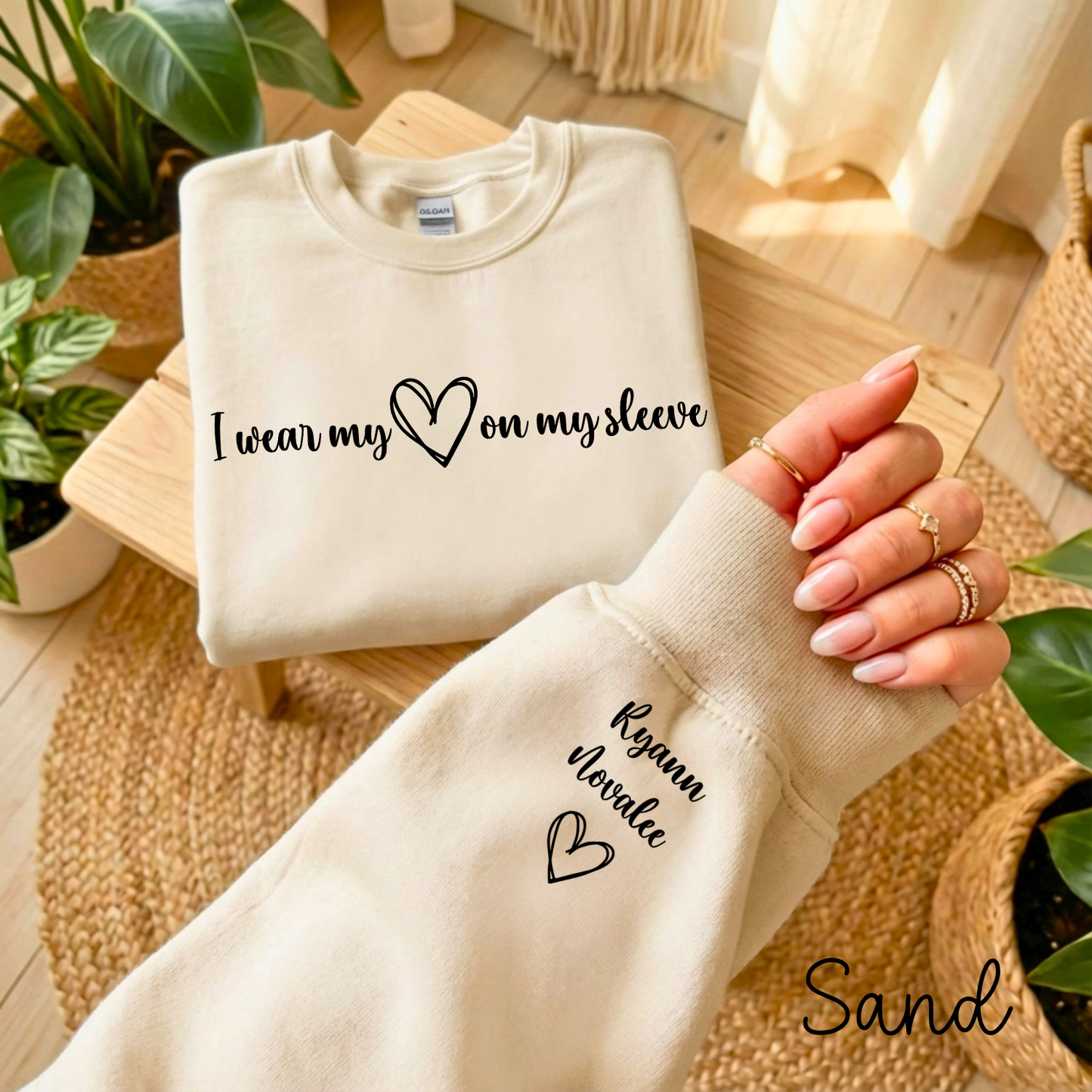 I wear my Heart on my Sleeve - Custom
