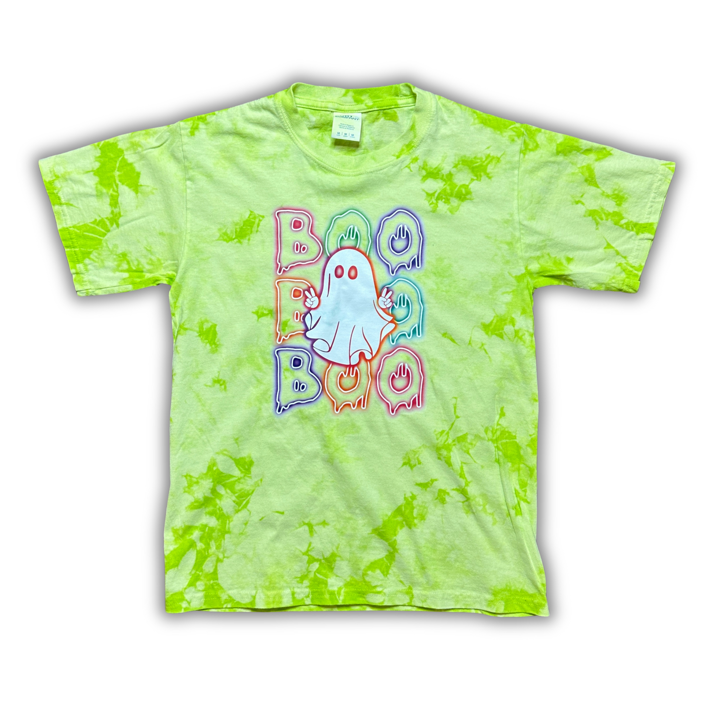 Neon Boo Tie Dye Graphic Tee