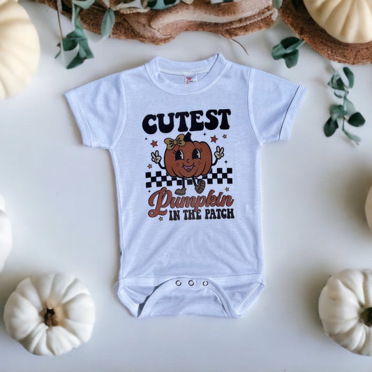 Cutest Pumpkin in the Patch Onesie